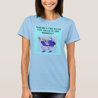 Camiseta design de jogo de bridge