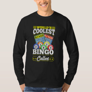 Camiseta Design de Jogo de Cartão Bingo - Mundos - Chamada 