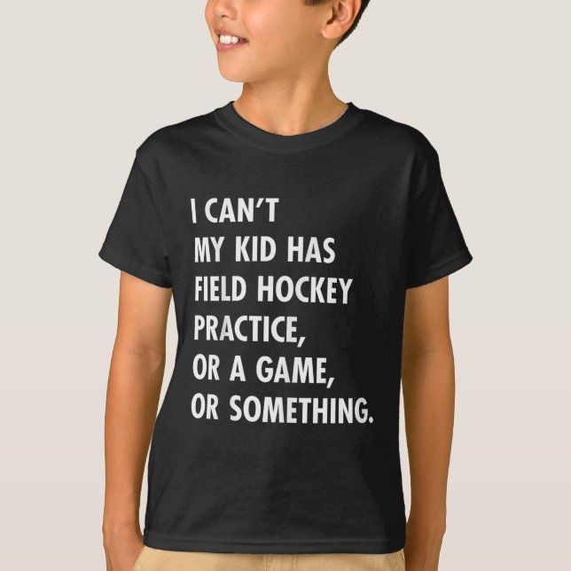 Camiseta Design De Jogo De Hóquei Em Campo E De Prática De  (Frente)