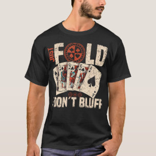Camiseta Design de Jogos de Azar para Cartas de Cassino Jog