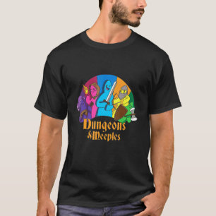 Camiseta design de jogos de conselho para nerd de masmorra