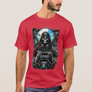 Camiseta Design de Jogos garota vintage