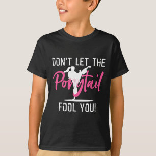 Camiseta Design de Karatê Divertido para Meninas Crianças M