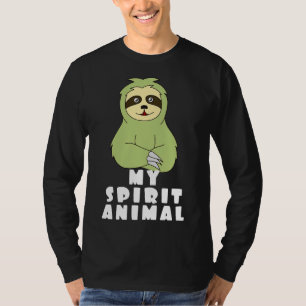 Camiseta Design de Lã Bonita Meu Animal Espirituoso