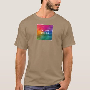 Camiseta Design de lado duplo personalizado Adicionar logot
