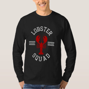 Camiseta Design De Lagosta Engraçada Para Homens Adolescent
