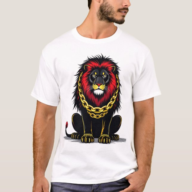 Camiseta Design de leão (Frente)