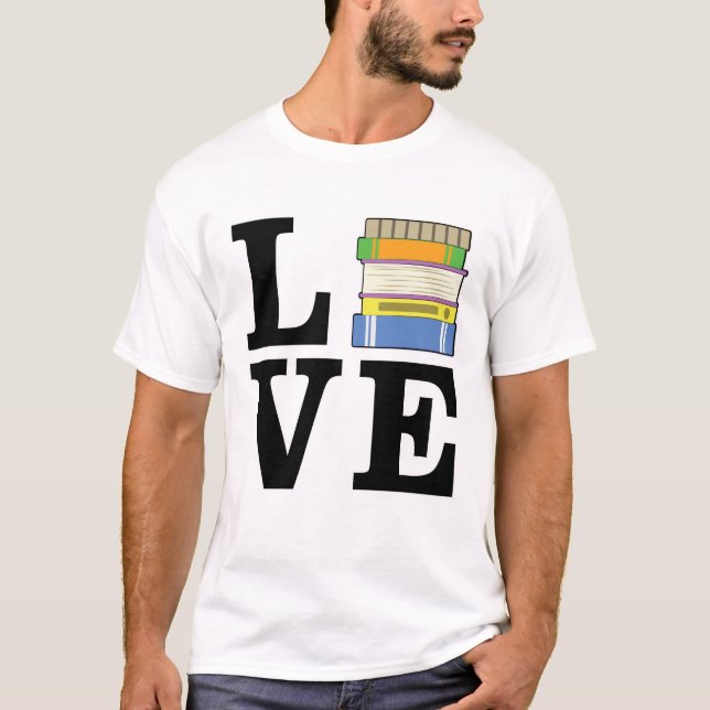 Camiseta Design de Leitura Divertido (Frente)