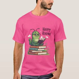 Camiseta Design de Leitura do Bookworm