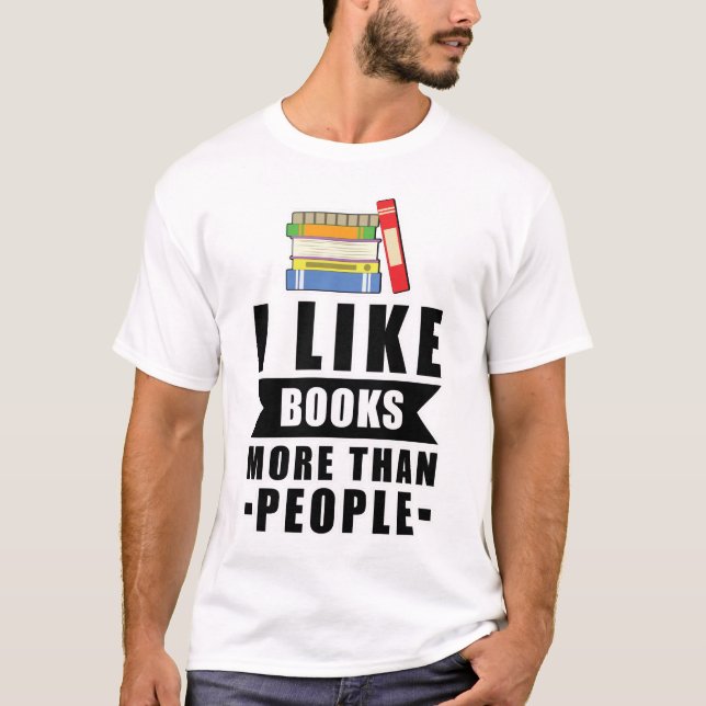 Camiseta Design de Leitura Engraçado (Frente)