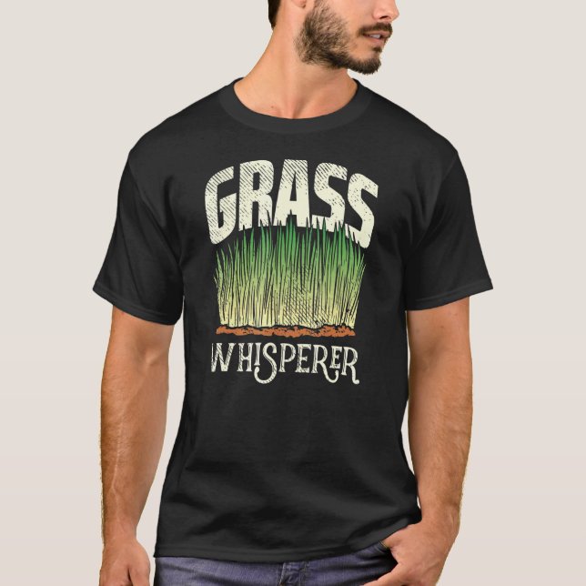 Camiseta Design De Leitura Para Paisagistas Grass Whi (Frente)