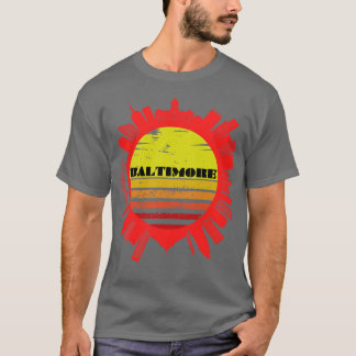 CAMISETA DESIGN DE LEVANTAMENTO DE LEVANTAGEM DE SUN RISE
