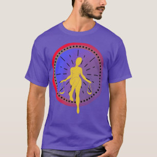 Camiseta design de líbra