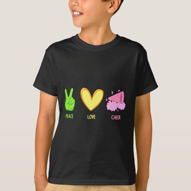 Camiseta Design de líder de torcida fofa para mulheres meni (Frente)