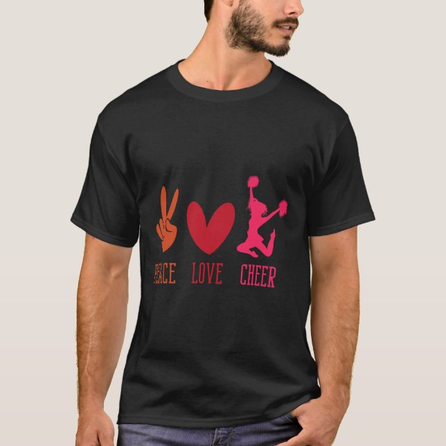 Camiseta Design de líder de torcida fofa para mulheres meni (Frente)