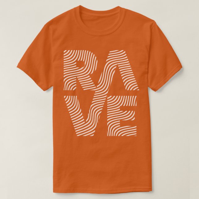 Camiseta Design de Linhas de Rave (Frente do Design)