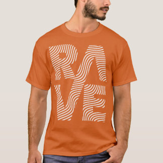 Camiseta Design de Linhas de Rave