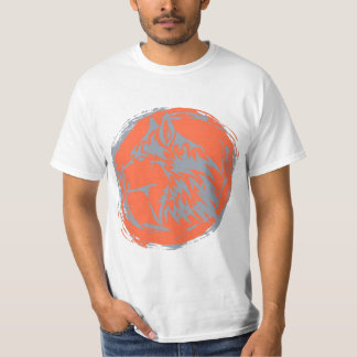 Camiseta Design de lobo