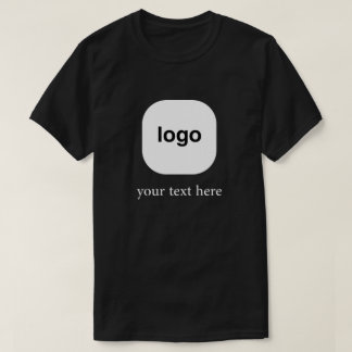 Camiseta Design de Logo Minimalista com Texto Personalizado