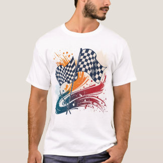Camiseta Design de logotipo abstrato