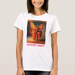 Camiseta Design de logotipo borboleta para t-shirts