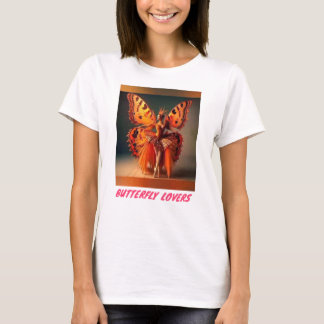 Camiseta Design de logotipo borboleta para t-shirts