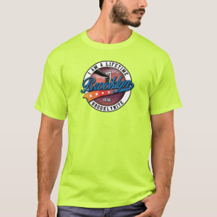 Camiseta Design de logotipo Brooklyn minimalista elegante V