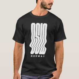 Camiseta design de logotipo da Onda Nórdica de Oslo Noruega