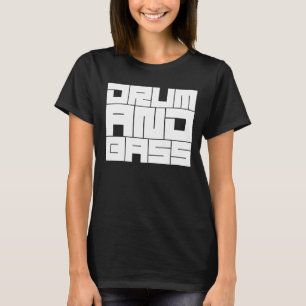 Camiseta design de logotipo de Drum and Bass