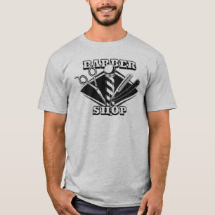 Camiseta Design de logotipo do compro Barber Retroativo