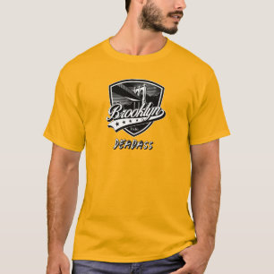 Camiseta Design de logotipo elegante do Brooklyn Swoosh