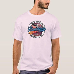 Camiseta Design de logotipo minimalista elegante do Brookly