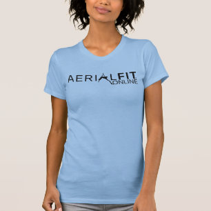 Camiseta Design de logotipo on-line do Ajustado aéreo (text