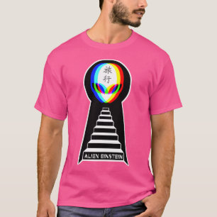 Camiseta Design De Logotipo Para Dj Alienígena Einstein