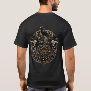 Camiseta design de logotipo Viking