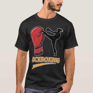 Camiseta Design de Luvas de Boxe de Kickboxing Únicas