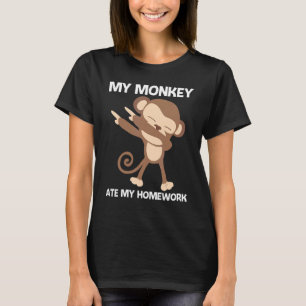 Camiseta Design De Macaco Engraçado Para Meninos Ape Zoo Wi