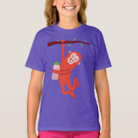 Design de Macaco Pequeno Fofo
