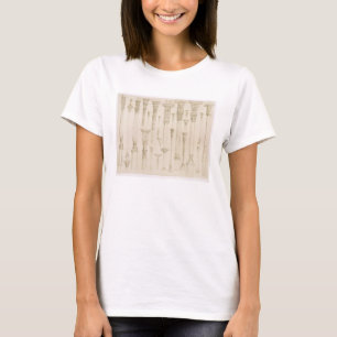 Camiseta Design de madeira persa e turco da coluna, 'de A