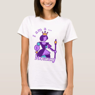 Camiseta Design de Mãe Abstrato Personalizado com Nome