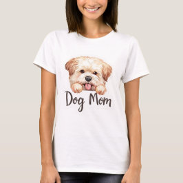 Camiseta Design de Mãe de Cachorro Fofo