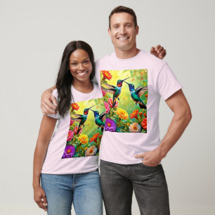 Camiseta Design de Mágica de Beija-Amarelo
