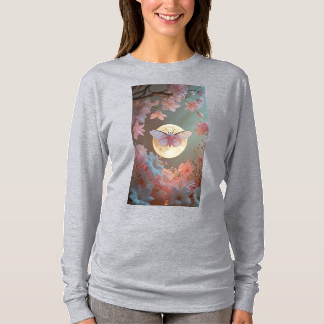 Camiseta "Design de Mama Eetérea e Lua" (Frente)