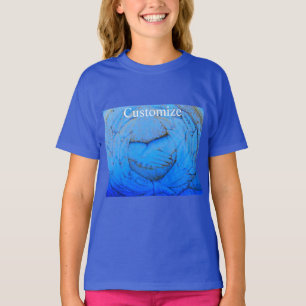 Camiseta Design de mãos apertadas