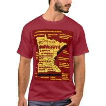 Design de mapa engraçado em Wisconsin