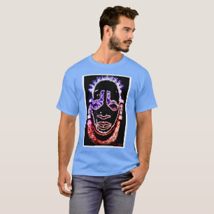 Camiseta Design de Máscara Inspirada por Arte Africana Col