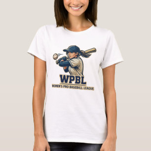 Camiseta Design de Mascote da Liga Profissional de Beisebol