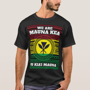 Camiseta design de Mauna Kea para o orgulho havaiano