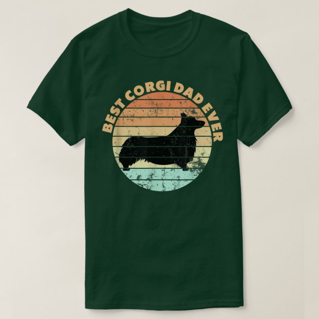 Camiseta Design De Melhor Pai De Corgi (Frente do Design)