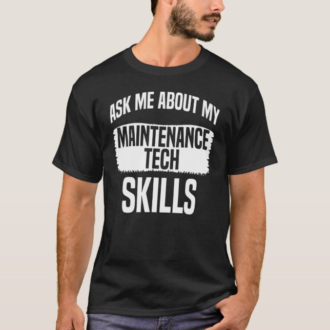 Camiseta Design de Melhores Técnicos de Roupa de Tecnologia (Frente)